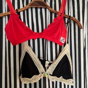 2x Calvin Klein Y2K Bralettes size L